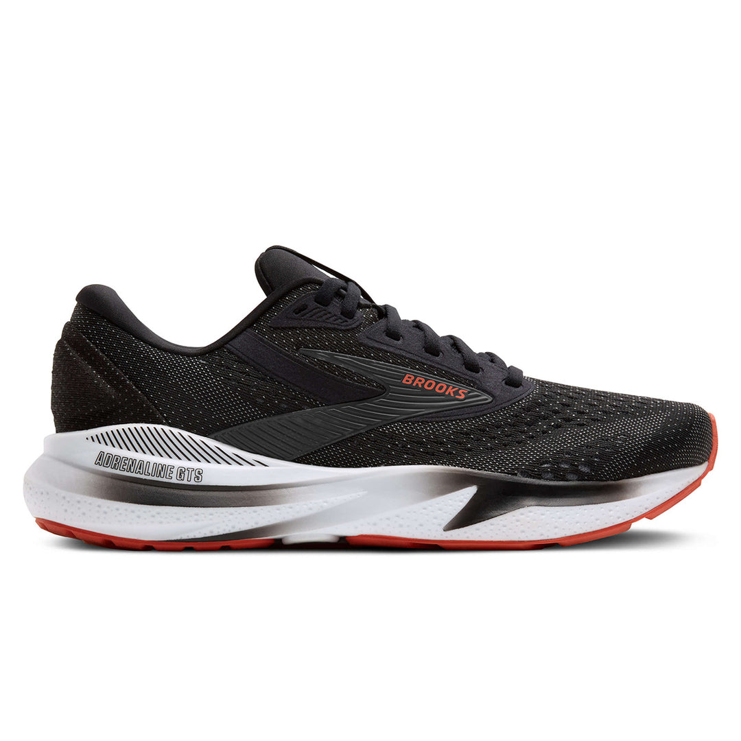 Brooks Adrenaline GTS 24 Mens Running Shoes | Black/grey/red