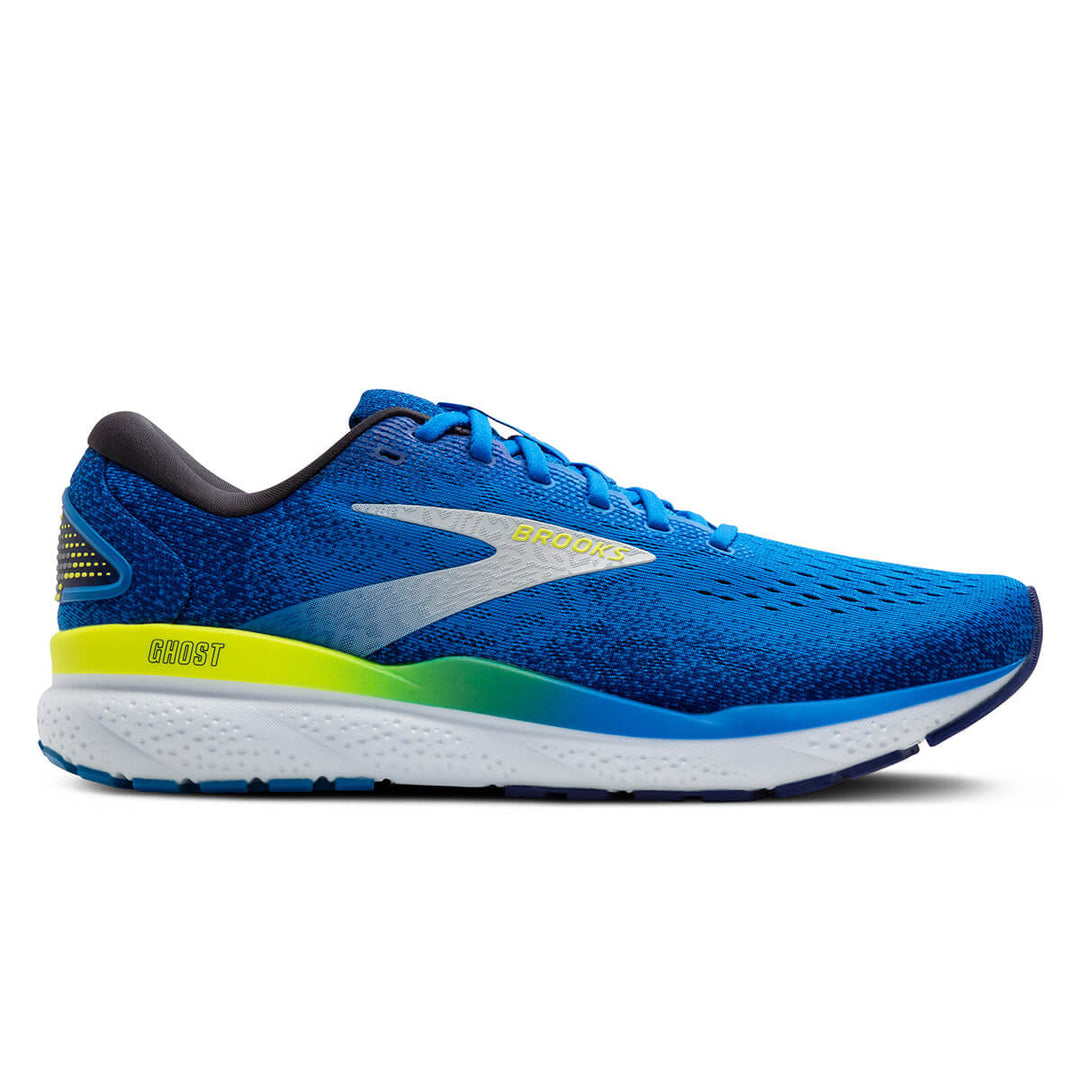 Brooks Ghost 16 Mens Running Shoes | Electric Blue/navy/lemon